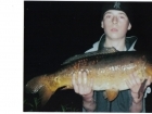 Paul Mcevoy 15lbs 10oz carp from Little Aston using mainline.